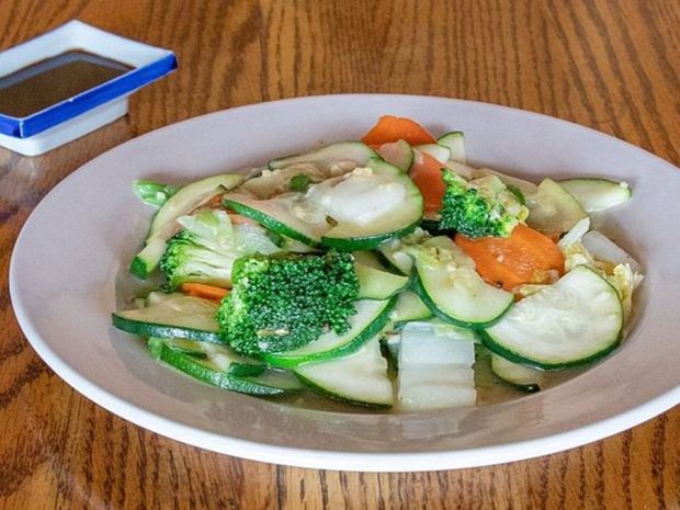 Vegetable Delight plated