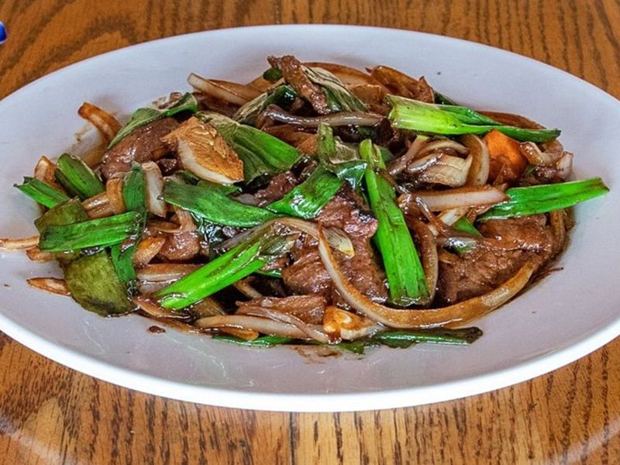 Mongolian Steak plated